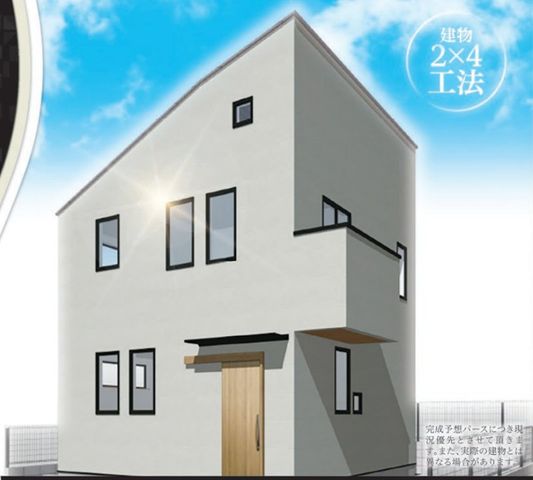 千葉県市川市宮久保3丁目の新築一戸建ての現地外観写真