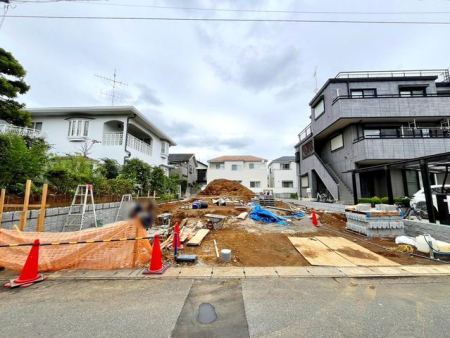千葉県松戸市三矢小台2丁目の新築一戸建ての現地外観写真
