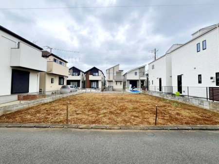 千葉県市川市八幡6丁目の土地の現地土地写真