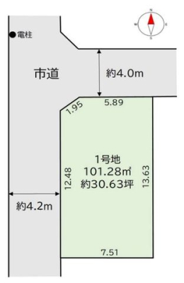 千葉県松戸市松飛台 の土地の間取り