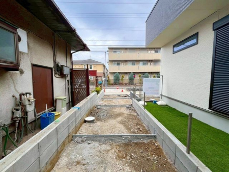 ��t���s��s�{�k��1���ڂ̐V�z��ˌ��Ă̌��n�O�ώʐ^