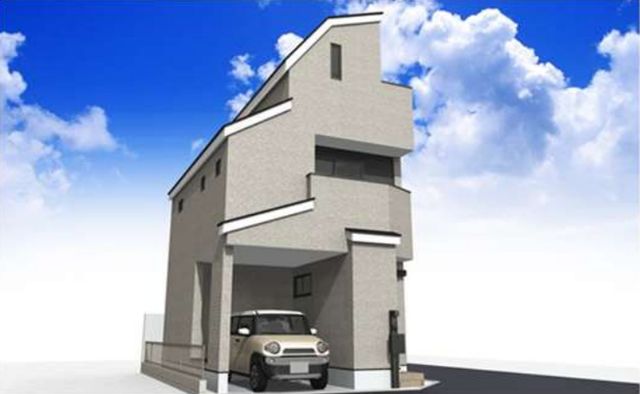 ��t���s��s�V�c1���ڂ̐V�z��ˌ��Ă̌��n�O�ώʐ^