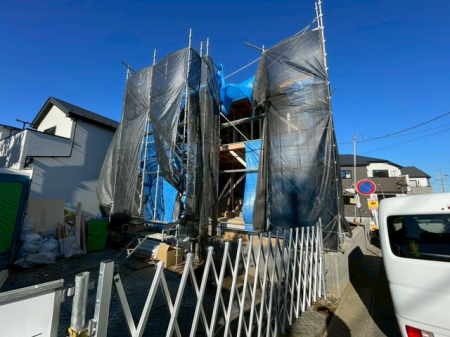 ��t���s��s�{�k��3���ڂ̐V�z��ˌ��Ă̌��n�O�ώʐ^