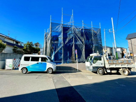 ��t���s��s�{�k��3���ڂ̐V�z��ˌ��Ă̌��n�O�ώʐ^