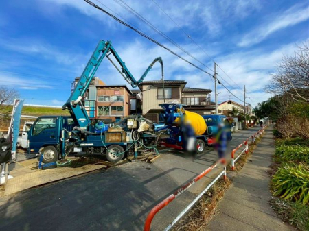 ��t�����ˎs���R �̐V�z��ˌ��Ă̌��n�O�ώʐ^