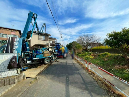 ��t�����ˎs���R �̐V�z��ˌ��Ă̌��n�O�ώʐ^