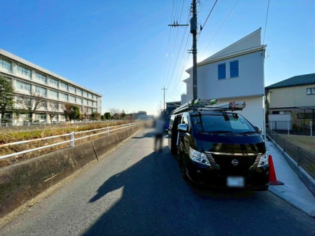 ��t���s��s����1���ڂ̐V�z��ˌ��Ă̌��n�O�ώʐ^