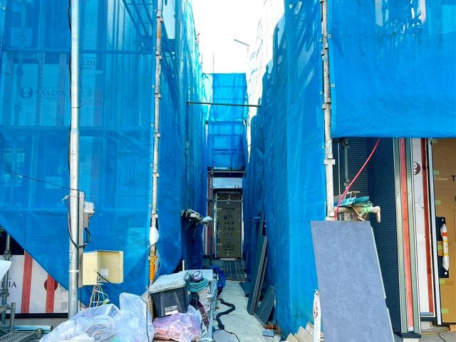 ��t���s��s�{�a�c1���ڂ̐V�z��ˌ��Ă̌��n�O�ώʐ^