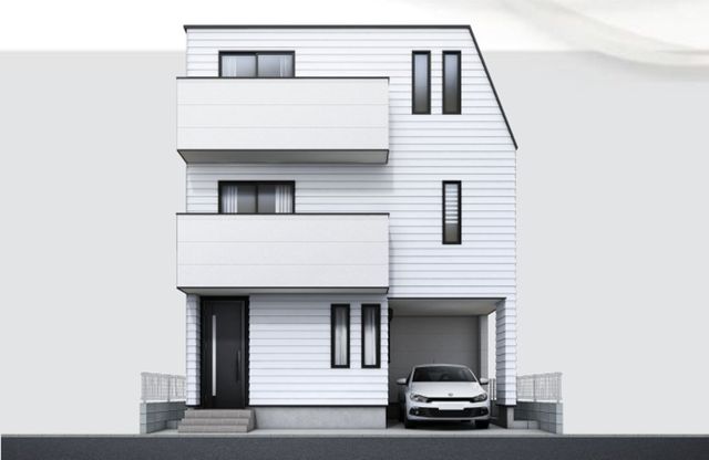 ��t���s��s�V�c3���ڂ̐V�z��ˌ��Ă̌��n�O�ώʐ^