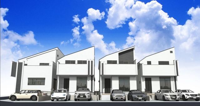 ��t�����ˎs�O���4���ڂ̐V�z��ˌ��Ă̌��n�O�ώʐ^