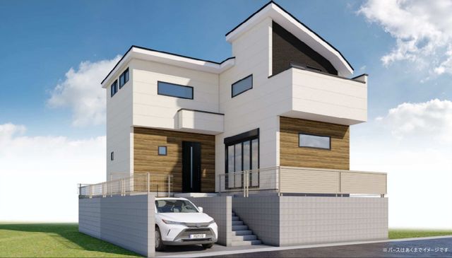 ��t�����ˎs����3���ڂ̐V�z��ˌ��Ă̌��n�O�ώʐ^