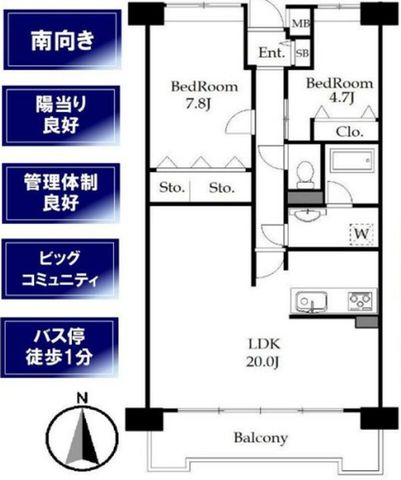 千葉県市川市東国分2丁目の中古マンションの画像
